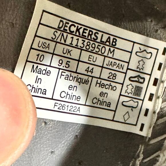 Deckers X Lab Xponent H. R. Gray Slip On Shoes. Size 10. - Picture 8 of 12